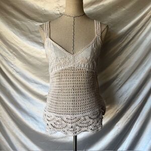 Kontrol Vintage Knit top with backless part